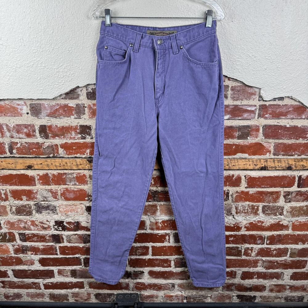 Vintage Levis 900 Series Jeans Womens 29 Purple Denim High Waist Tapered 90s
